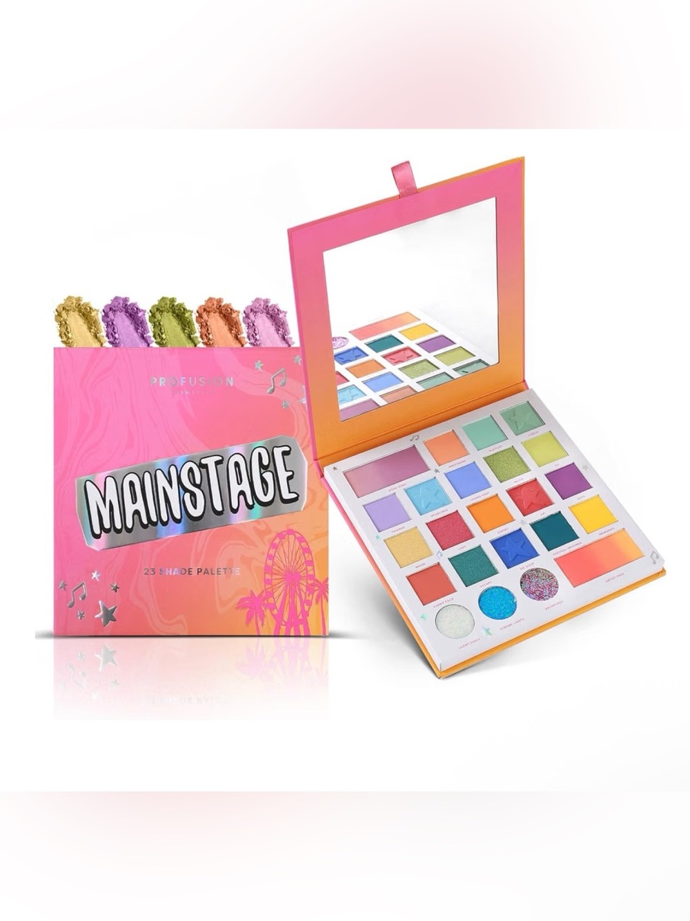 25-Shade Vibrant Eyeshadow Palette - Pink 🌸💞